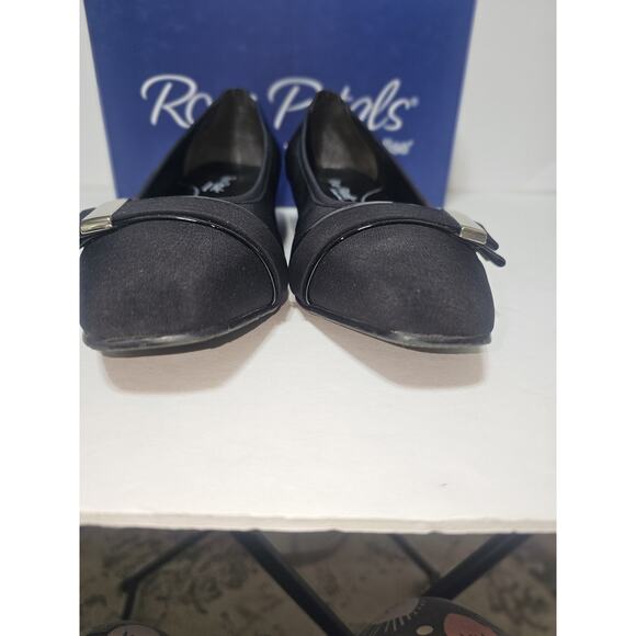 Walking Cradles Black Flats, Size 12M, Leather/Textile Upper, Slip-on - Picture 5 of 12